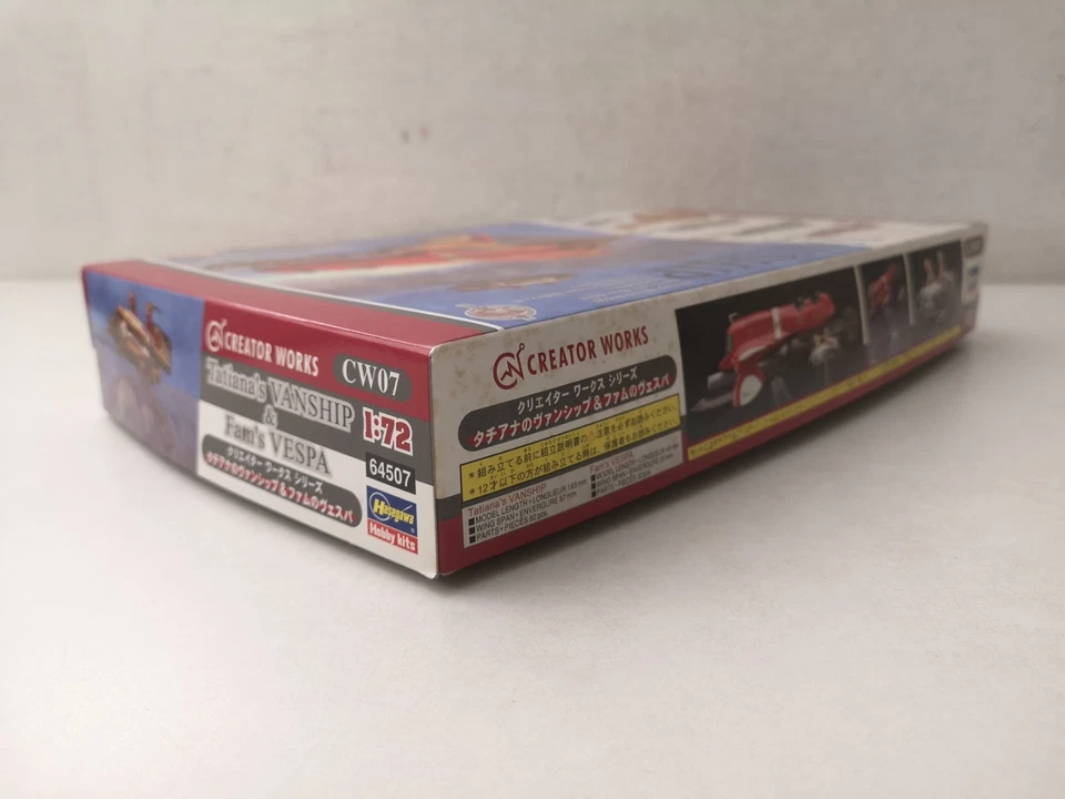 Vanship & Vespa Creater Works Last Exile Silverwings Hasegawa CW07 1/72 -A27 - Immagine 3 di 4