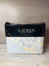 RALPH LAUREN Marisa Provence Blue Yellow Paisley FULL/ QUEEN DUVET SET