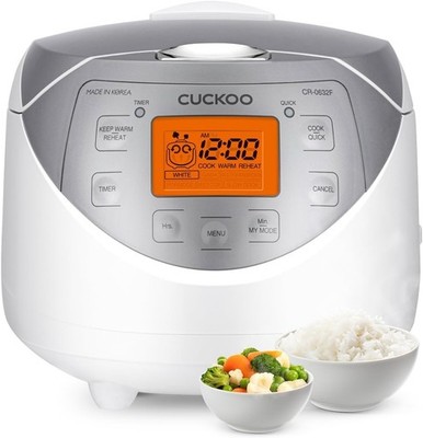 Micom Rice Cooker 6 Cup Uncooked / 12 Cup Cooked, Korean Fuzzy Logic Rice Cooker