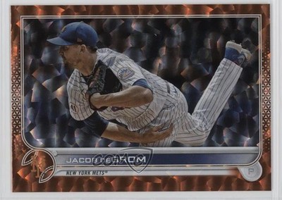 2022 Topps Series 1 Orange Foil 32/299 Jacob deGrom #330 1h0p