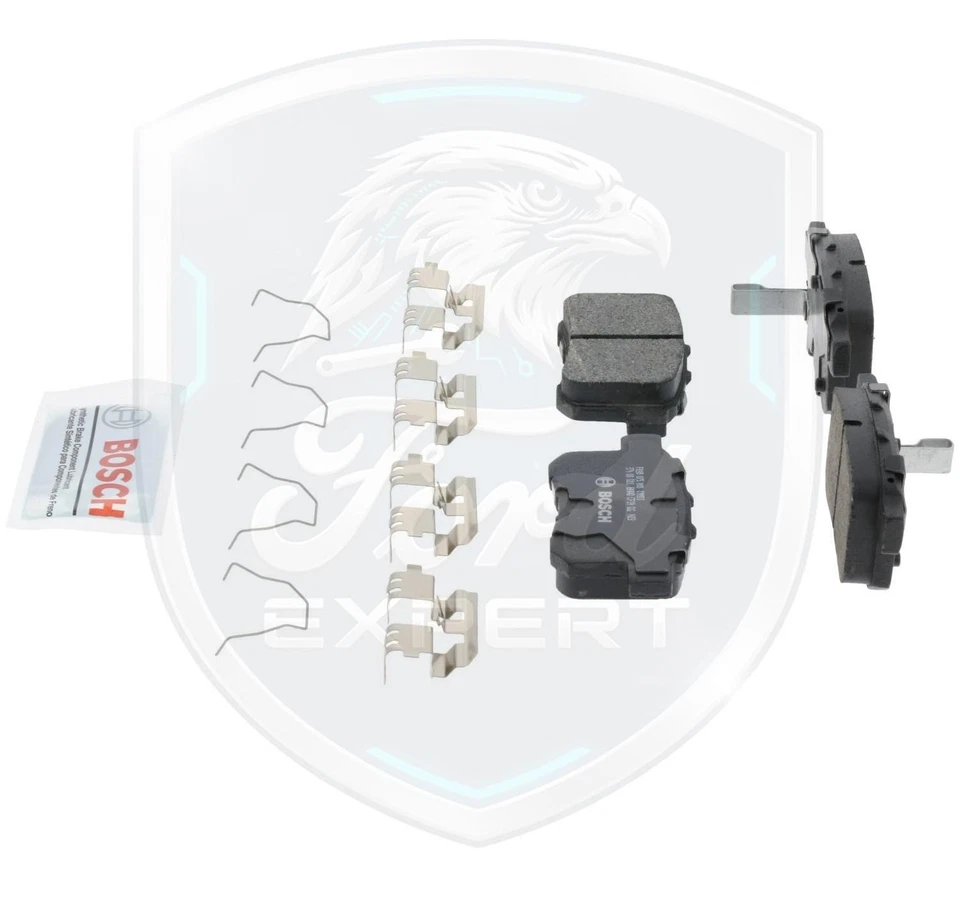 Kit de pastillas de freno delanteras y traseras de cerámica Bosch OEM para Honda Accord 2011 9 años de garantía Foto 4 de 4