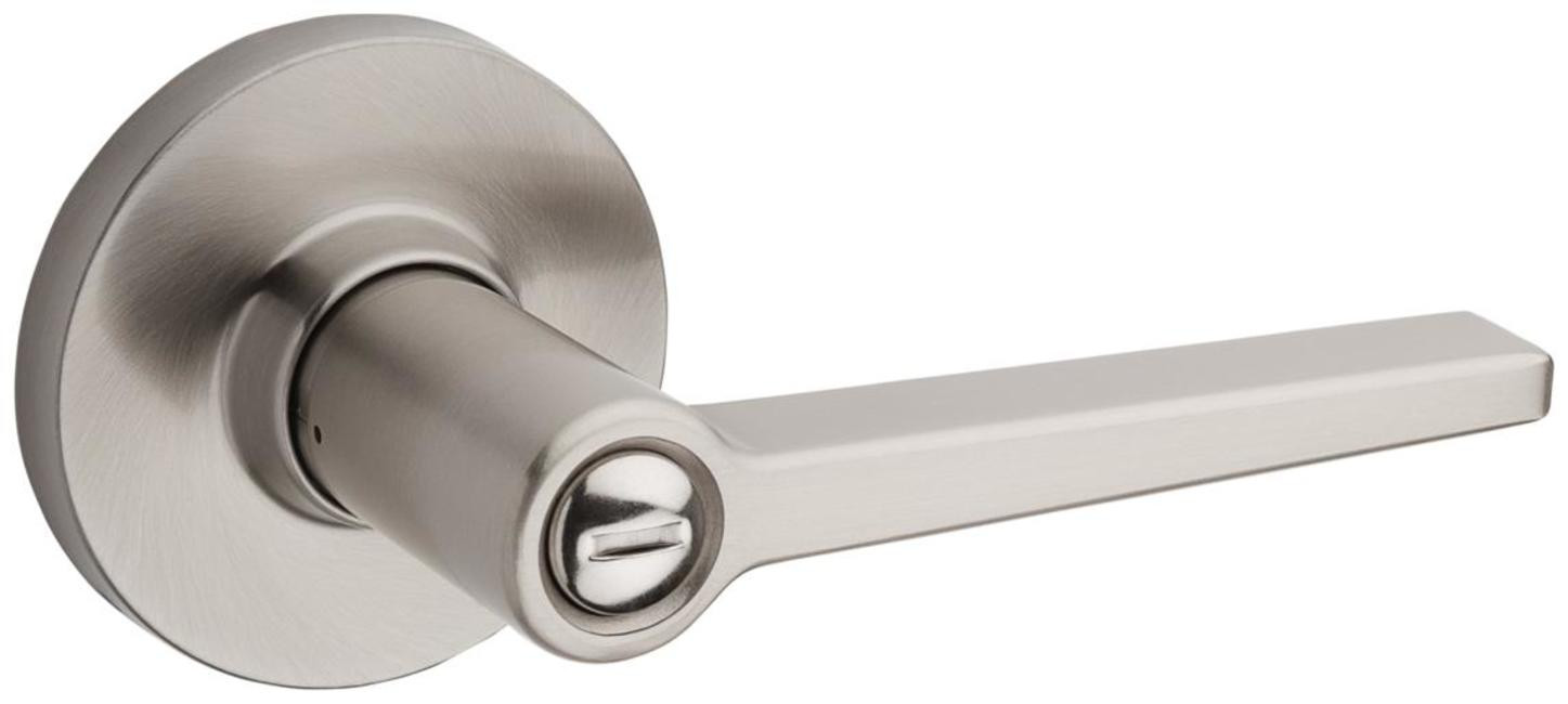 Kwikset SL4000DALRDT Chrome Daylon Privacy Door Lever Set-image