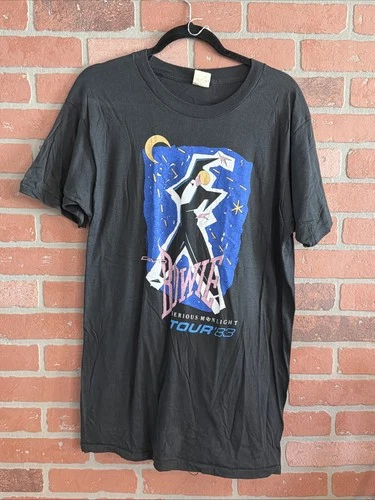 David Bowie Serious Moonlight Concert Your Band 1980s vintage concert t-shirt, vintage, single stitch, B+ condition