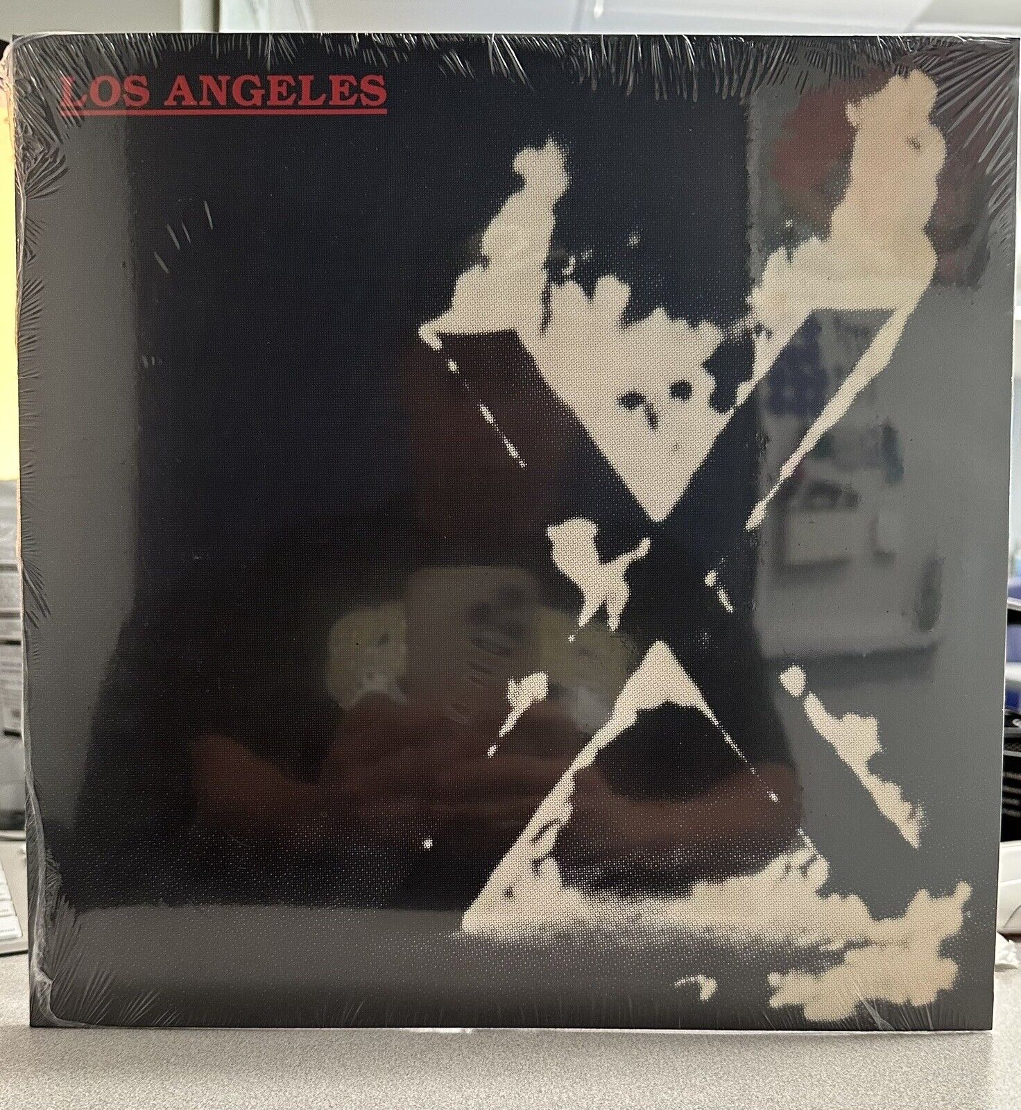 X - Los Angeles [New Vinyl Punk LP] Black & White Swirl With Poster