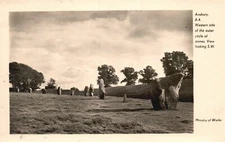 Vintage Postcard 1910's Western Side of  Outer Circle of Stones View Looking SW