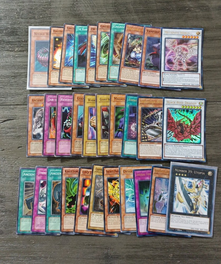 Yu-Gi-Oh 31-Card Lot Mixed 1st Edition & Holo Cards