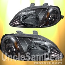 FOR 99-00 HONDA CIVIC OE LOOK HYPER GUN METAL...