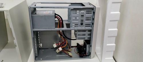 Baby AT PC Case w/LED &230w PSU, New Very Rare Retro Vintage ! - Picture 6 of 15