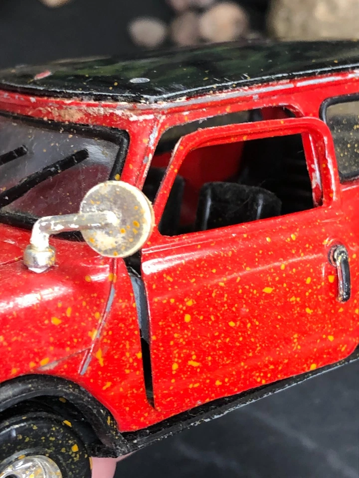 Imperfect 1:25 Diecast Italy Polistil ORANGE MINI-COOPER No. 582 ~ No Box AS-IS - Image 3 of 4