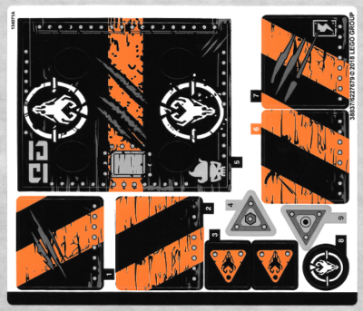 NEW LEGO - Sticker - Ninjago - Dieselnaut - Set 70654 | eBay