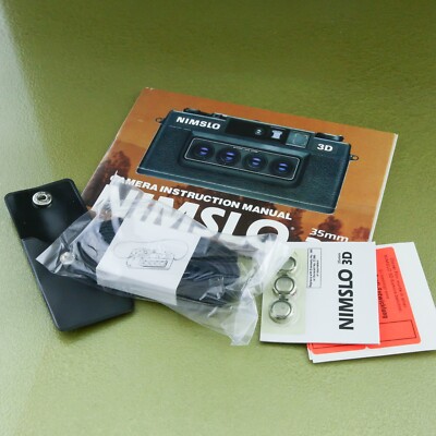NIMSLO 3D ステレオカメラ 専用ストロボ付き NIMSLO 3D image FX technology camera kit, MINT stereo 35