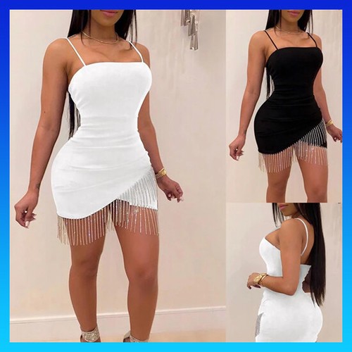 Vestidos de fiesta conjuntos moda vestido para mujer casual elegante noche  sexy | eBay