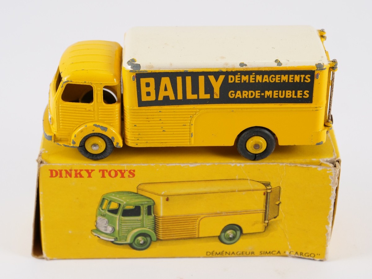 Dinky Toys N°33A, Camion Fourgon Simca Cargo, Vert, échelle 1/43, Jamais Joué En Boîte, France