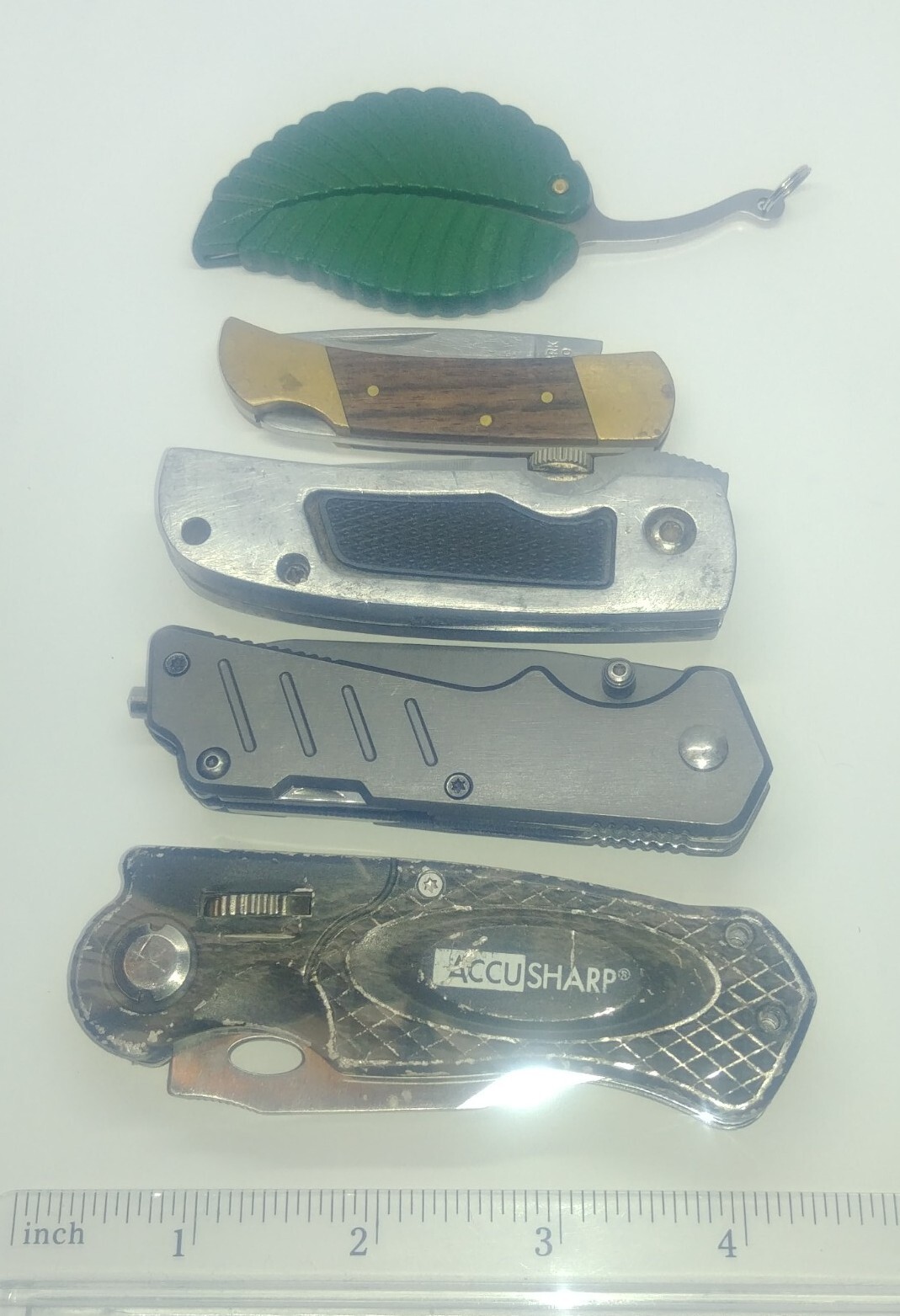 Lot Of 5 Various Used Pocket Knives eBay