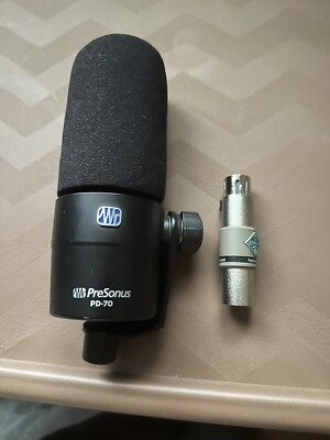 PreSonus PD-70 Dynamic Cardioid Microphone + FetHead Preamp