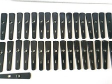 1 v. 33 Stück Türbeschläge ohne Türdrücker / Türblende / Mid Century