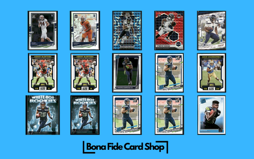 Seattle Seahwaks lotto 100 carte tutte Rookies Prizm inserti paralleli acetato - Foto 5 di 7
