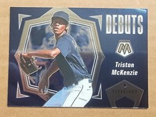 Triston McKenzie 2021 Panini Mosaic Debuts Baseball Card PD14