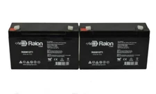 Raion Power 6V 12Ah SLA Battery For Valen Topin 6 TP 12 - 2 Pack