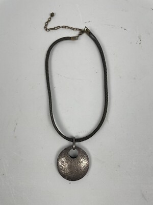 Marjorie Baer San Francisco Mesh Chain Pendant Necklace