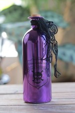Halloween Decorative Potion Bottle Purple Glass Corpse Concoction
