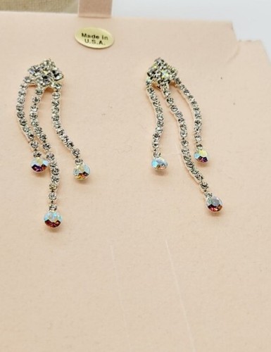 Conjunto de collar y pendientes Kirks Folly Crystal Remember the Magic tono plata - Imagen 6 de 7