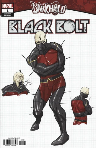 Darkhold Black Bolt #1 1:10 Tormey Design Variant Inhumans Marvel 2021