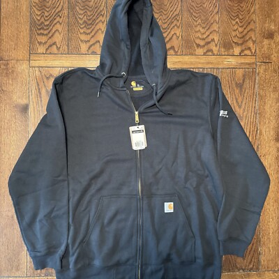 Carhartt Men's K122 Midweight Hooded Zip Up Hoodie Sweatshirt New