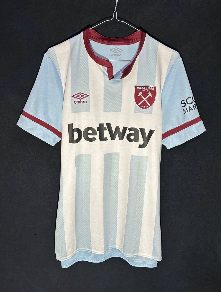 West Ham United Away 2021-2022 Umbro shirt football Jersey Blue