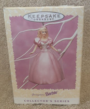 1996 Hallmark Keepsake Easter Collection Springtime Barbie Ornament 2 - NIB