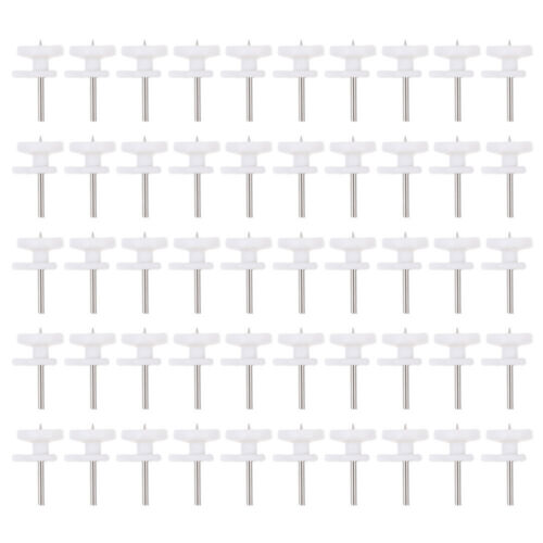 Easy-to-Use Canvas Hanger Hooks for Wall Hanging (50pcs, White) - Afbeelding 1 van 12