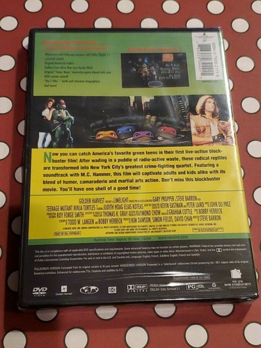 Teenage Mutant Ninja Turtles TMNT / The Original Movie DVD / New Sealed - Picture 2 of 2