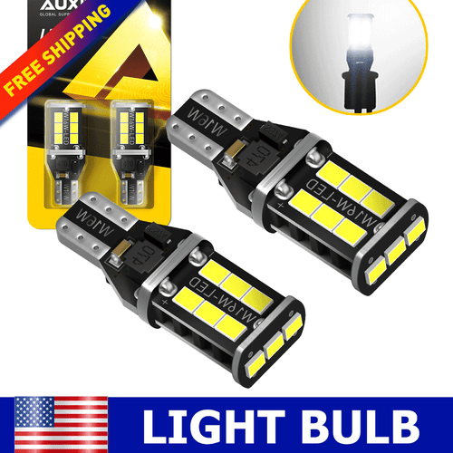 AUXITO 912 LED Bulbs Backup Reverse 921 Light T15 W16W White Headlight Bulb 2PCS