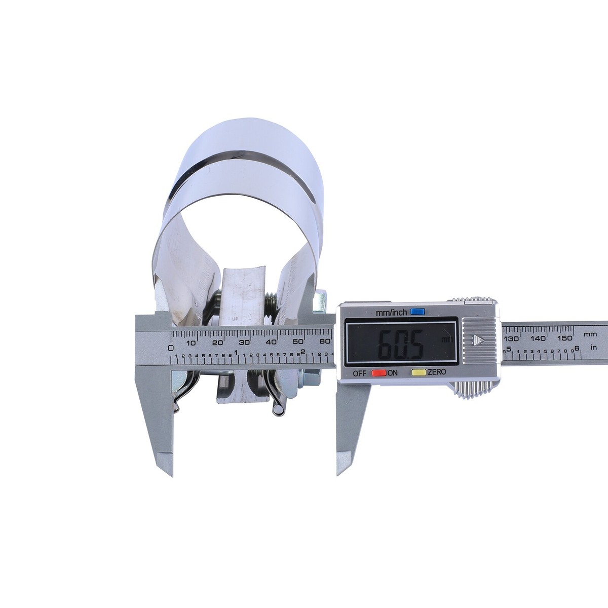 6PCS 2.25" Lap Joint Exhaust Band Clamp Muffler Coupler T304