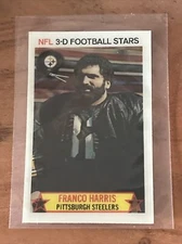 1980 Stop 'n Go NFL 3-D Football Stars Franco Harris #7 HOF Steelers