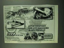 1987 SuperTrapp Exhaust System Ad - Honda CBR-1000