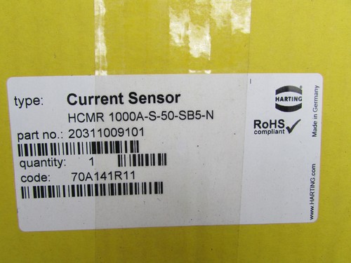 Harting Railway Current Sensors, HCMR 1000A-S-50-SB5-N, Hall Effect 20311009101 - Picture 9 of 14
