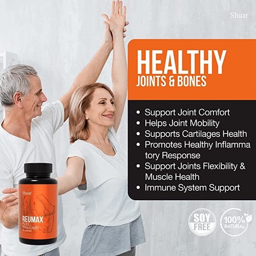 REUMAX Turmeric Curcumin Joint and Bones Support, Organic Joint & Healthy - Picture 2 of 5