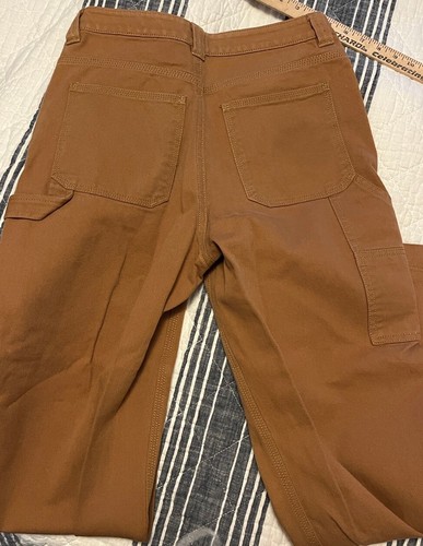 Pantaloni jeans Aritzia Tna taglia 6 beige stile falegname leggi bene - Foto 9 di 10