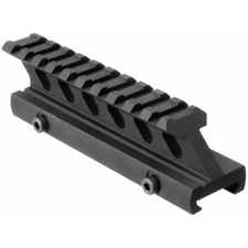 1" High Rise Optics Scope Mount, Fits Weaver/Picatinny Rings/Bases, Aluminum