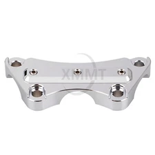 Chrome 1"Handlebar Riser Top Clamp For Harley Touring Street Glide Classic FLHTC