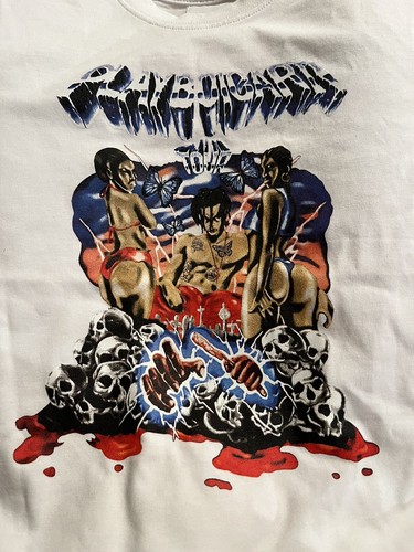 Camicia esclusiva Playboi Carti 2017 epoca 'autotitolata' tour nuova rap rara Nagri 140