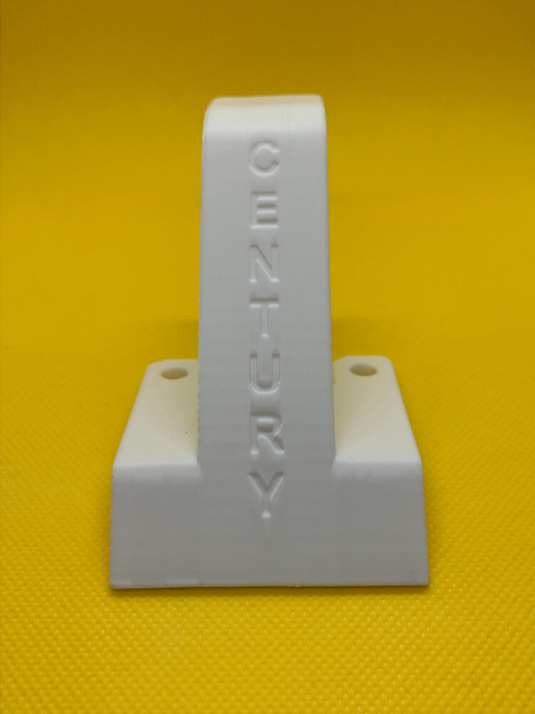 Century Skateboard Truck Lappers, unique vintage style, WHITE