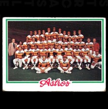 1978 Topps - Team Checklist Houston Astros #112 Houston Astros ⚾ Baseball Card