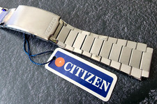 NOS BRACELET FOR CITIZEN 18MM END PIECES VINTAGE SS NICE FIT BULLHEAD.