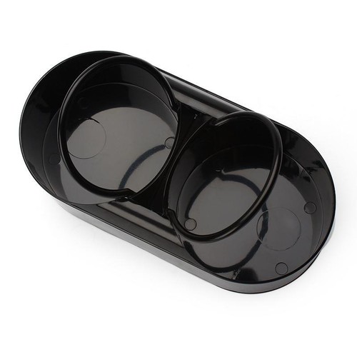 DUAL Hole Car Cup Holder Drink Water Bottle Beverage Holders SELF ADHESIVE - Foto 3 di 12