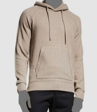  625 Emporio Armani Men's Beige Pullover Hoodie Sweater Sweatshirt Size XL