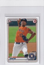2020 BOWMAN DRAFT 1ST RC ALEX SANTOS HOUSTON ASTROS FIRST ROOKIE - B7552