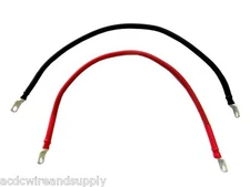 # 6 Awg HD Golf Cart Battery Cable (21" 1R/1B) E-Z-GO Jumper Cables U.S.A MADE