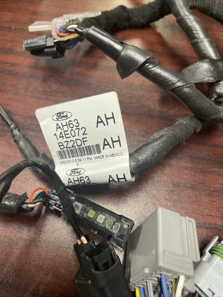 Lincoln MKZ 2010 2011 2012 Ford Fusion puerta trasera conductor cableado arnés OEM Foto 2 de 4